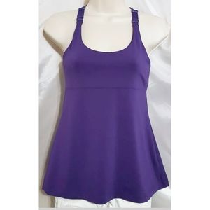 Bally Total Fitness Top Purple Adjustable Strap